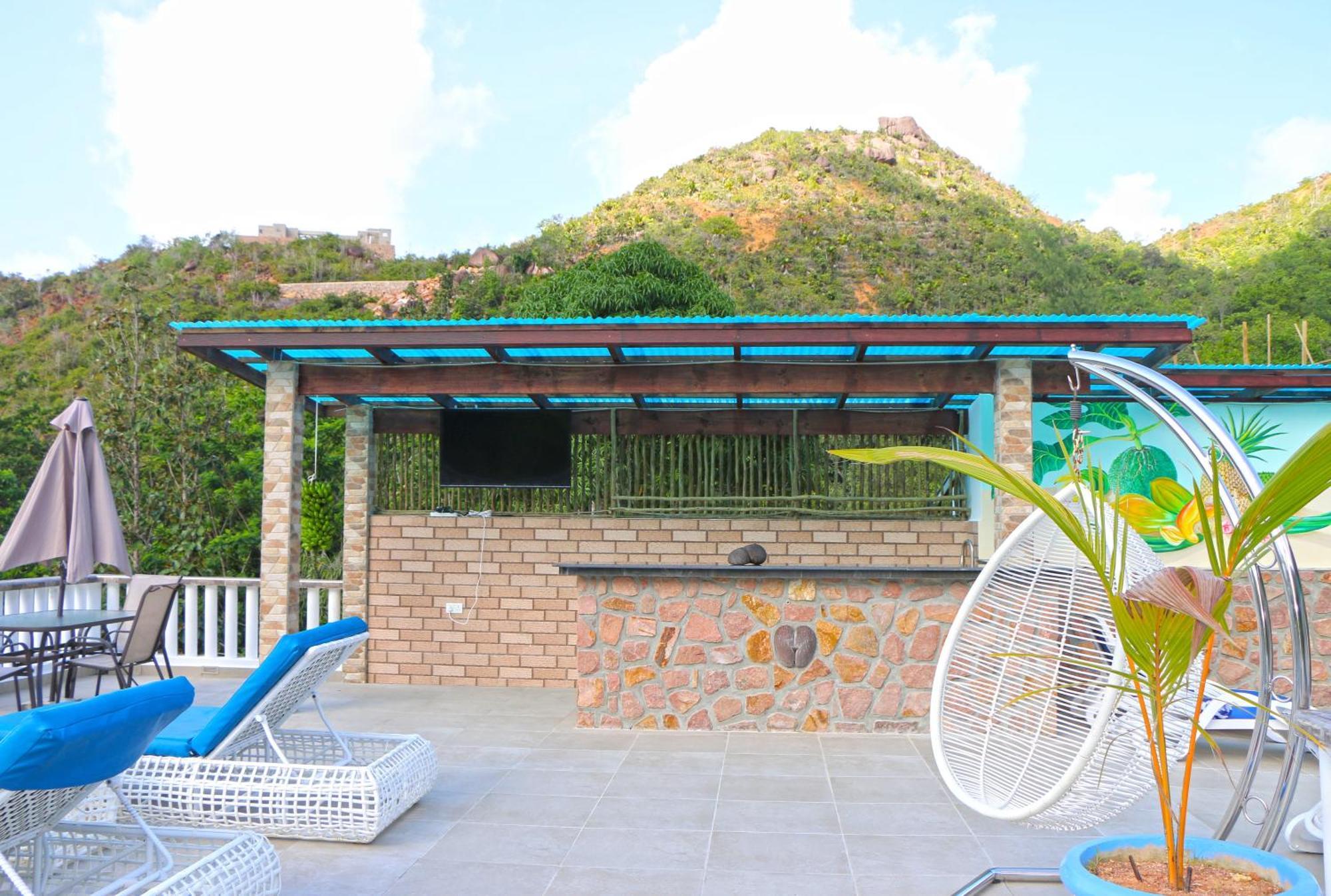 Ocean Blue Bay Anse Volbert Village Exterior foto